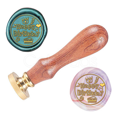 Wax Seal Stamp Set AJEW-WH0208-520-1