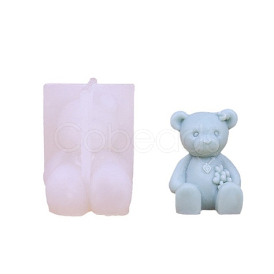 Bear Scented Candle Food Grade Silicone Molds PW-WG48046-01-1