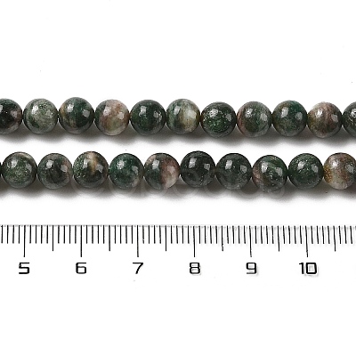 Natural Green Quartz Round Beads Strands G-Q171-D02-01-1