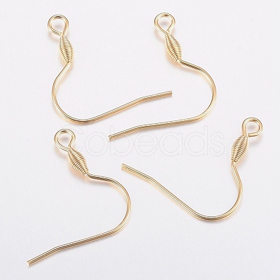 304 Stainless Steel Earring Hooks STAS-H436-06-1