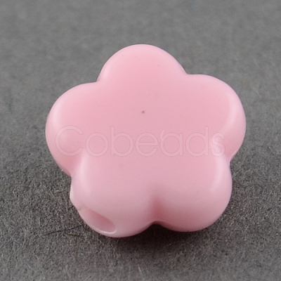 Opaque Acrylic Beads SACR-R796-04-1