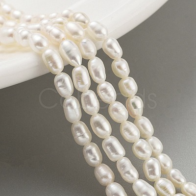 Natural Cultured Freshwater Pearl Beads Strands PEAR-P062-01F-1