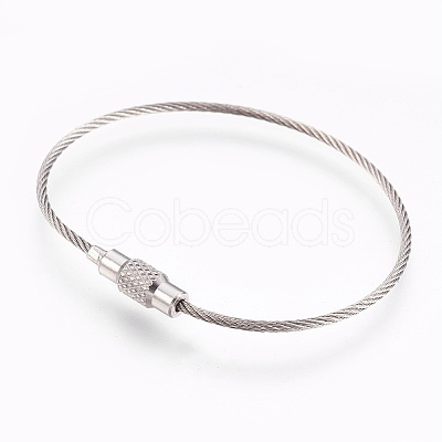 Tarnish Resistant 304 Stainless Steel Wrap Bracelets Making BJEW-I267-004A-1