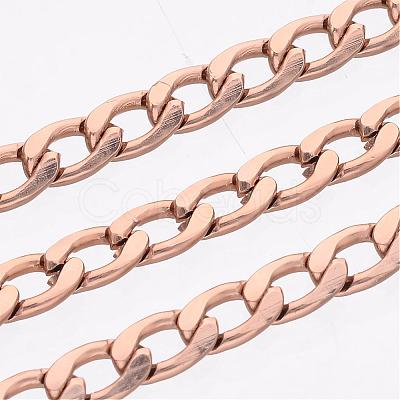 Aluminum Twisted Chains Curb Chains X-CHA-K1535-2-1