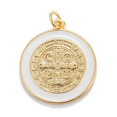 Brass Enamel Pendants KK-G399-02-1