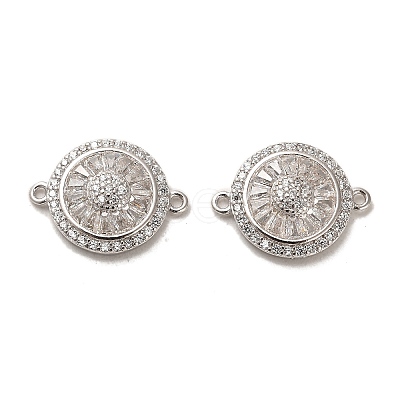 925 Sterling Silver Connector Charms STER-H110-18P-1