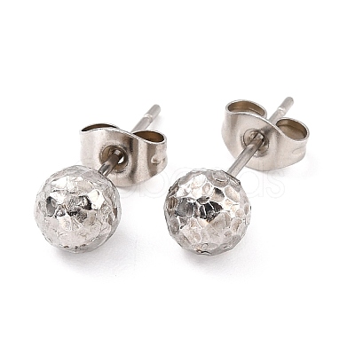 Non-Tarnish 304 Stainless Steel Stud Earring Findings STAS-I183-09A-P-1