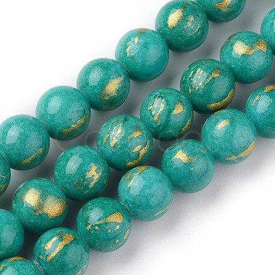 Natural Mashan Jade Beads Strands G-F670-A01-12mm-1