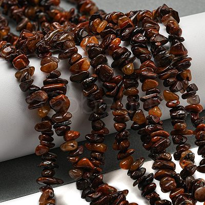 Natural Red Pietersite Beads Strands G-G905-16-1