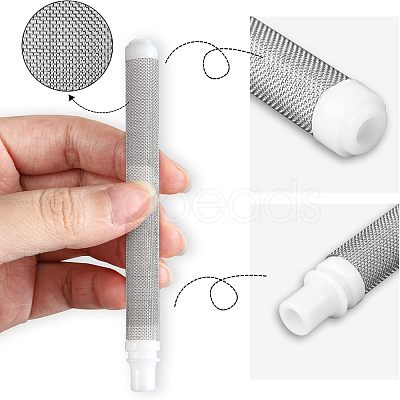 SUPERFINDINGS 20Pcs 201 Stainless Steel 60 Mesh Airless Spray Gun Filter FIND-FH0004-88-1