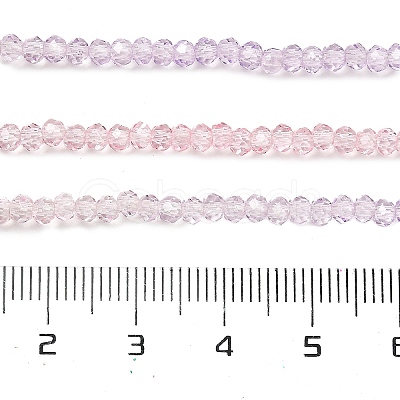 Transparent Painted Glass Beads Strands DGLA-A034-T2mm-A05-1