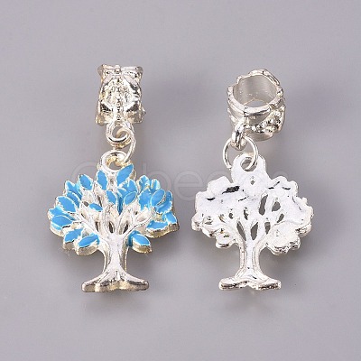 Alloy European Dangle Pendants MPDL-MCMS001-P-1