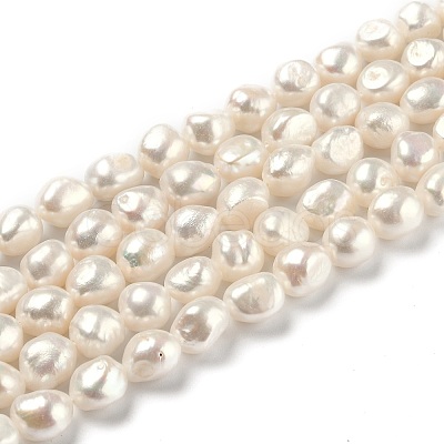 Natural Cultured Freshwater Pearl Beads Strands PEAR-L033-34D-1