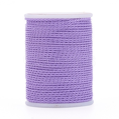 Round Waxed Polyester Cord X-YC-G006-01-1.0mm-11-1