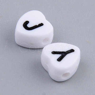 Opaque Acrylic Enamel Beads X-MACR-S273-37A-1