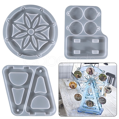 DIY Ferris Wheel Silicone Molds DIY-B035-14-1