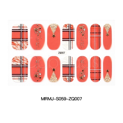 Full Wrap Gradient Nail Polish Stickers MRMJ-S059-ZQ007-1