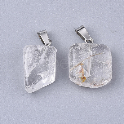 Natural Quartz Crystal Pendants G-Q996-10-1