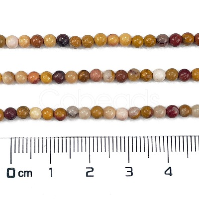 Natural Mookaite Beads Strands G-M438-A05-01-1