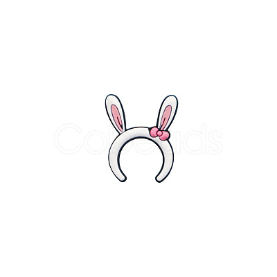 Rabbit Silicone Beads PW-WGCC428-01-1