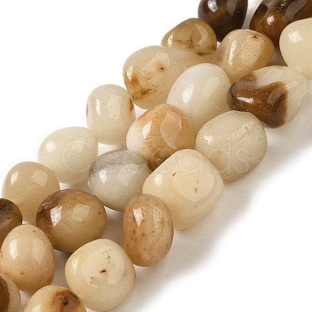 Natural Topaz Jade Beads Strands G-B078-D28-01-1