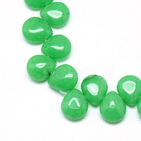 Natural White Jade Pendant Beads Strands X-G-T005-11-1
