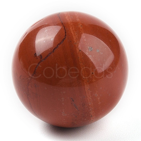 Natural Red Jasper Sphere Beads G-I367-05E-1