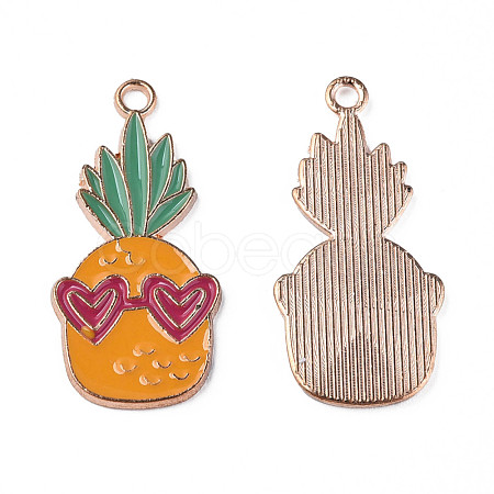 Alloy Enamel Pendants ENAM-N059-41-1