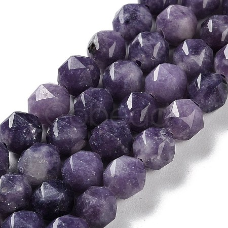 Natural Lepidolite Beads Strands G-NH0021-A07-01-1