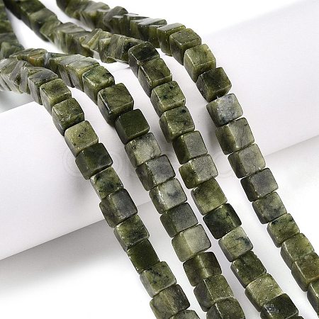 Natural TaiWan Jade Beads Strands G-T139-6x6-21A-1