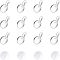 Unicraftale DIY Earring Making Kits, with 304 Stainless Steel Leverback Earring Findings and Transparent Glass Cabochons, Stainless Steel Color, Earring Findings: 28x18mm, Pin: 0.8mm, 30pcs/box