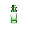 Transparent Glass Gradient Perfume Spray Bottle, Empty Bottle with Plastic Lid, Column, Lime Green, 3.3x8.5cm, Capacity: 20ml(0.68fl. oz)