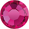 Preciosa&reg MAXIMA Crystal No Hotfix Flatback Stones, Czech Crystal, Dura Foiling, Round(438 11 615 Chaton Rose), 70350 Fuchsia, SS10(2.7~2.9mm)