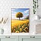 Sunflower DIY Natural Scenery Pattern 5D Diamond Painting Kits, Yellow, 400x300mm