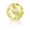 Preciosa&reg Crystal Hotfix Flatback Stones, Czech Crystal, Round(438 11 612 Chaton Rose VIVA 12 &reg), Acid Yellow, SS8(2.3~2.5mm)