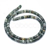 Natural Moss Agate Beads Strands G-F631-A21-2