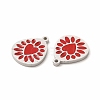 304 Stainless Steel Enamel Pendants STAS-F291-04P-3