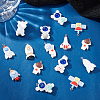 PandaHall Elite 20Pcs 10 Styles Space Theme Opaque Resin Pendants FIND-PH0006-16-5