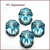 Imitation Austrian Crystal Beads SWAR-F083-4x6mm-10-1