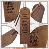 Cowhide Leather Labels AJEW-WH0386-0023-4