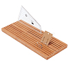 Customized 10-Slot Wooden Quilting Ruler Storage Rack RDIS-WH0011-21B-1
