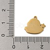 Real 14K Gold Plated 304 Stainless Steel Pendants STAS-Z093-08A-3