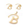 304 Stainless Steel Pendants and Stud Earrings Jewelry Sets SJEW-P101-02G-1