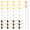 Unicraftale 300Pcs 3 Colors Stud Earring Findings UNKW-UN0056-67-1