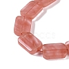 Cherry Quartz Glass Beads Strands G-M420-M05-02-4