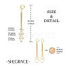 SHEGRACE Brass Hoop Earrings JE811A-4