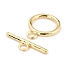 Rack Plating Brass Toggle Clasps KK-B036-12G-3