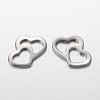 Heart to Heart 201 Stainless Steel Charms X-STAS-I045-22-1