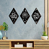Wood Wall Decorations AJEW-WH0380-009-7
