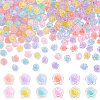 PandaHall Elite 240Pcs 12 Colors Transparent Acrylic Beads MACR-PH0001-75-1